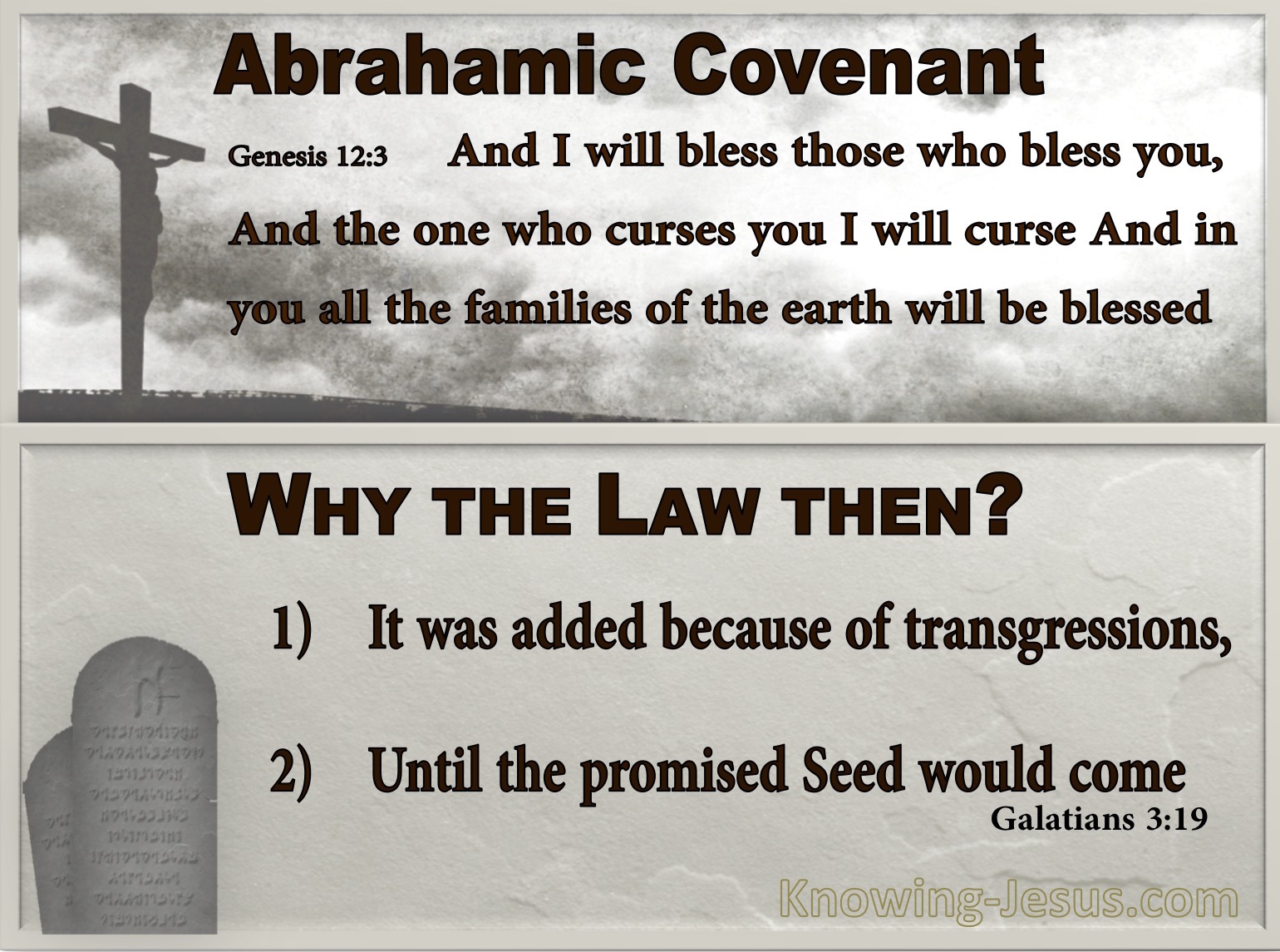 What Does Galatians 3 19 Mean 